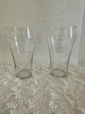 Vintage 80s Coca Cola Glasses
